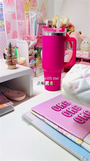 Study time 📚🖇️🎀 #study #studyaesthetic #studywithme #studyasmr #studyvlog #shorts