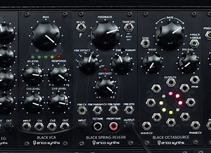 Black Spring Reverb Eurorack module ships from Erica Synths