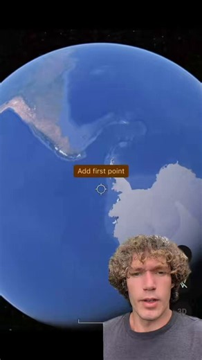 Can someone please tell me why Google Earth gives me this really weird shape when I try to create a parameter around Antarctica??
