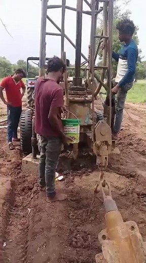 Drilling Borehole for Soil Bearing Capacity | SBC Test | Site Bore Drilling Process