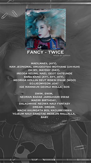 160326 | (rap part) «fancy» twice romantized lyrics | k-pop karaoke #kpopkaraoke #kpoplyrics #singwithme #twice #fancy