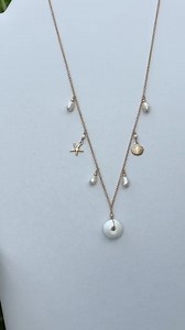 Hawaiian Puka Shell and Gold Fill Starfish Charm Keshi Pearl Necklace Maui Hawaii Beach Mermaid Summer Handmade Gift Vacation - Etsy