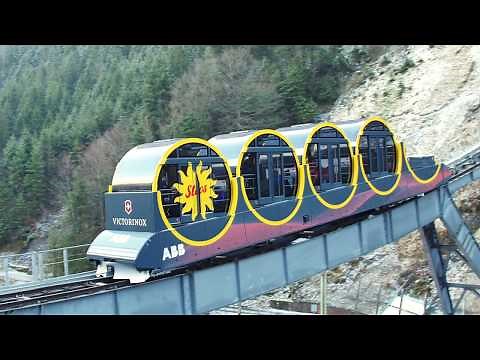 Stoosbahn - die steilste Standseilbahn der Welt
