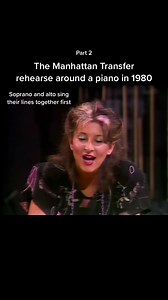 The Manhattan Transfer Jazz Vocal Group Rehearsal in 1980