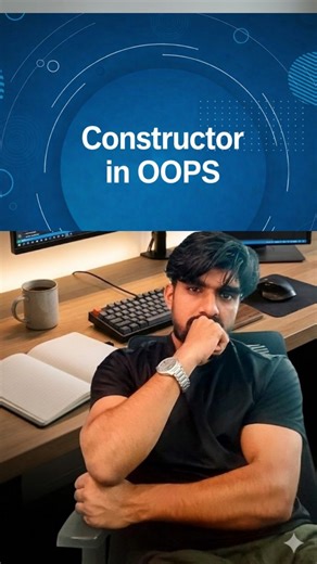 codewithmukul on Instagram: "Can a constructor be overridden in Java? Constructor in Java explained simply 👇 A constructor is a special method that runs automatically when an object is created. Its main job is to initialize values so the object starts in a valid state. No return type. Same name as the class. Called only once at object creation. #java #softwareengineer #oopsconcepts #computerscience"