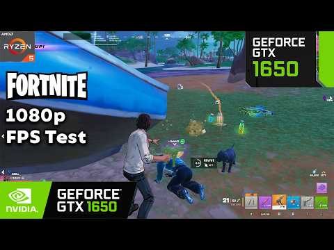 Fortnite GTX 1650 + Ryzen 5 5600x FPS Test in 2026