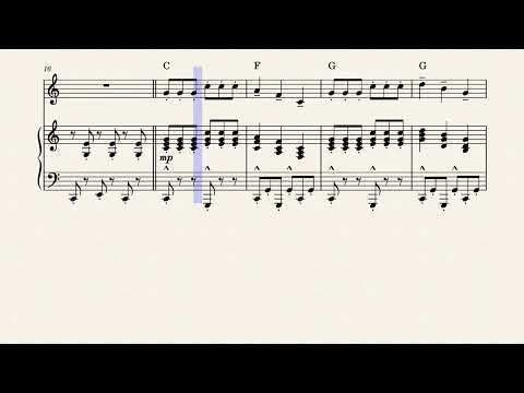 America - West Side Story - 1957 - Leonard Bernstein - Piano en Voice