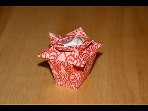 Origami tutorial - Chinese vase