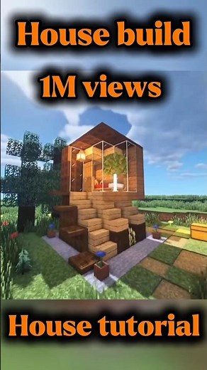 Minecraft house tutorial easy. #shorts #minecraft