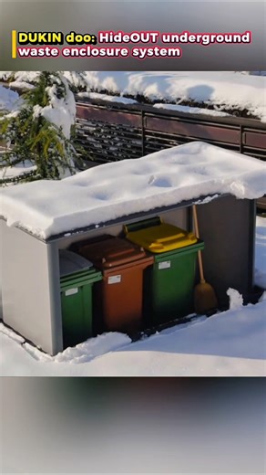 Underground Waste Container Enclosure ##❗️❗️