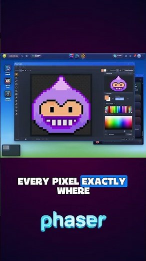 👾 Draw Sprites & Play Them Instantly 🖌️ | Free Pixel Art Studio Inside Phaser Desktop 🖥️