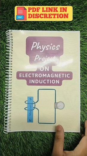 Physics Project On Electromagnetic Induction || #diy #project #class12 #physics