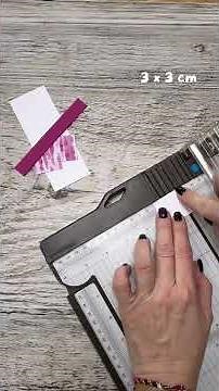 **Tutoriel** Marque page, simple et rapide - 15_2026 #diy #carterie #scrapbooking