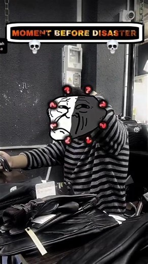 MOMENT BEFORE COOKED 😈 #edit #shrots #trollface