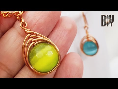 Simple Peacock Feather | Pendant | Earrings | spherical stone | Stone with hole 615