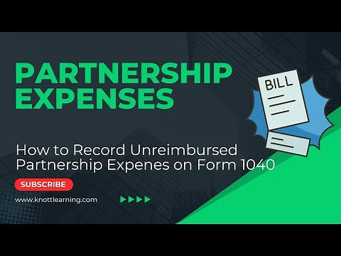 How to Record your Unreimbursed Partnership Expenses (UPE) on Form 1040 Schedule E