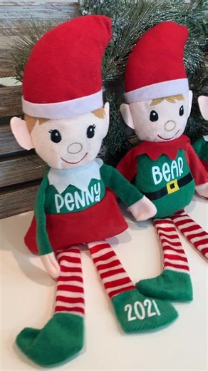 Lisa I Cricut Tutorials & Crafts on Instagram: "These little elves look so cute when they’re personalized! These little elves from @dollartree are adorable and look even cuter when you add a name and date with your @cricut machine and HTV. #cricutprojects #cricutcrafts #christmascrafts #dollartreecrafts #dollartreediy"