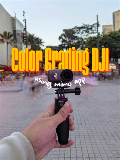 DJI Osmo Nano Color Grading using Mimo App #dji #djiosmonano #colorgrading #tutorial #fyp @seafarerlifeatseaph @hellorap26
