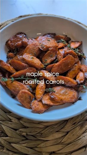carrots that actually tastes good maple-spiced and roasted