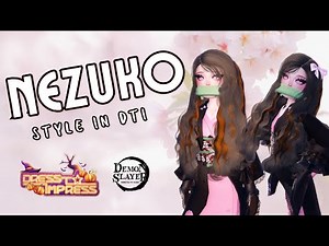 Nezuko Style Transformation - How to Dress Like Nezuko Kamado in Dress to Impress Tutorial