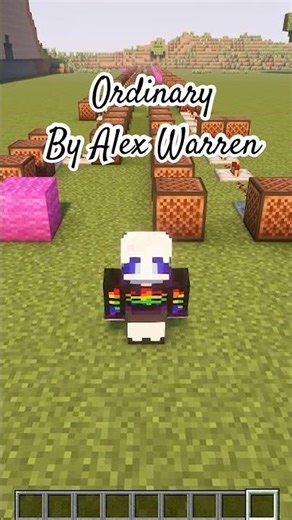 Ordinary by Alex Warren made in Minecraft noteblocks! #minecraft #noteblock