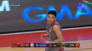 Quick 6-0 run to start the 3rd quarter for the LPU Pirates! #NCAASeason98 | GMA Sports PH