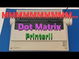Apple ImageWriter II Dot Matrix Printer