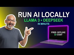 Run AI Models Like LLaMA 3 Locally in MINUTES
