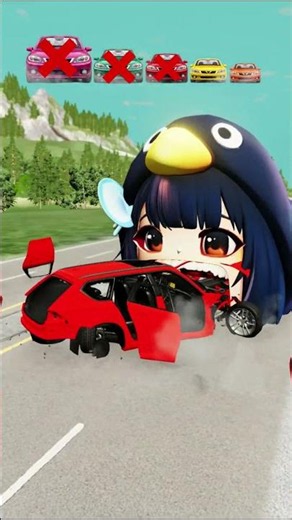 Big vs Small Cars vs Zoey 😱 Ultimate Crash Test | BeamNG.drive
