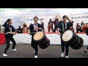 [4K] 横浜隼人高校 和太鼓部 ⑤ 成田太鼓祭 2018