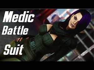Fallout 4 BOS Medic Battle Suit Showcase