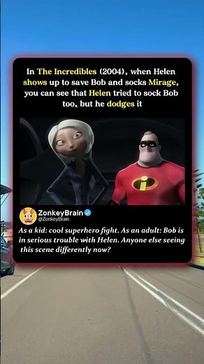 Helen Almost Punched Bob Too – And We Missed It! 😂 #TheIncredibles #Pixar #MovieDetails