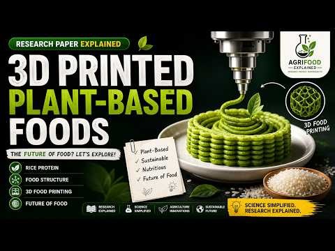 3D Printing with Rice Protein & Starch | Future of Food Technology