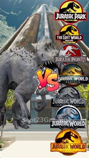 Indominus Rex vs Jurassic World All Dinosaurs
