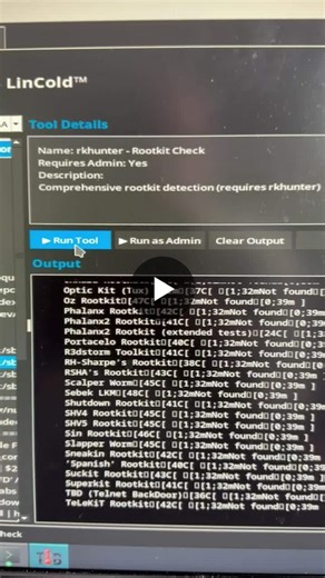 Rootkit scan with Rootkit Hunter, detect known malware, backdoors on Linux systems. | Wayne McDonald