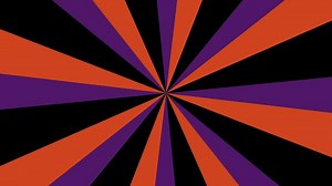 Download Animated black purple orange streamer background suitable for Halloween. for free