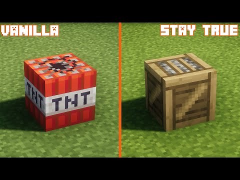 Vanilla vs Stay True | Texture Comparison