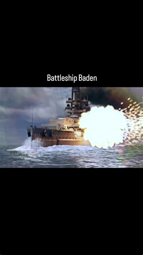 Erick Navas Ships & Models | Baden was a powerful battleship, featuring eight 38-centimeter (15-inch) guns in four twin turrets, a displacement of 32,200 metric tons,... | Instagram