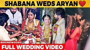 40K views · 413 reactions | Shabana and Aryan  Full Wedding Video | Behindwoods | Facebook