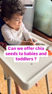 BLW & Gentle Parenting Mumma | Bhavya | Can we give chia seeds to babies and toddlers ? The answer is YES and NO as well Let’s understand it better . . 👉🏻Chia seeds are dry in... | Instagram