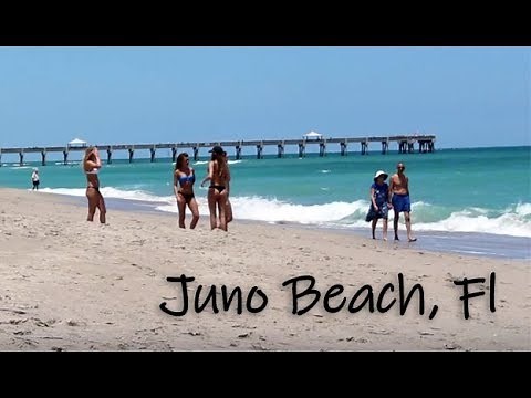 2018 People Watching At The Beach - Juno Beach, Palm Beach Co., Florida USA