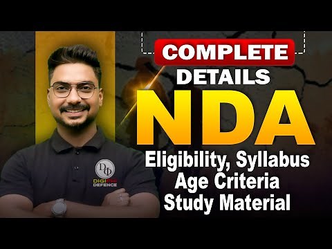 NDA 1 2026 Full Details | Age Limit, Syllabus, Exam Pattern & Eligibility 🔥