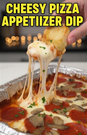 Cheesy pizza appetizer dip everyone will devour
