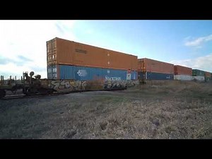 Southbound UP stack train on the Spine Line