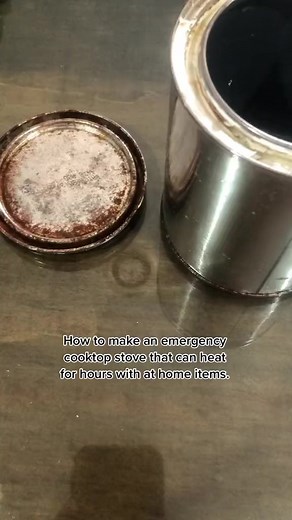 2.9M views · 232K reactions | How to make an emergency cooktop stove with at home items #cook #stove #emergency #hurricane #earthquake #outdoor #camp #camping #nopower #food #cosinar #emergencia #Huracan #contractor #hack #hacks #tip #tips #diy #howto #tutorial #flame #fire #heat | Eduardo Lopez | Facebook