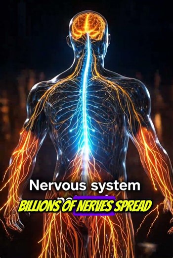 Inside the Human Nervous System #insideanatomy #science #humanheart #medical #anatomyshorts#biology