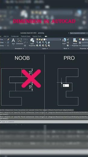 Quick Tip for Efficient Dimensioning in AutoCAD 2026 #design #construction #autocad