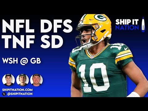 NFL Week 2 TNF Showdown | Commanders @ Packers | DraftKings DFS Picks, Plays & Process