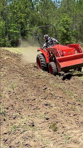Plowing 1 Acre With 2-Bottom Plow and Compact Tractor!