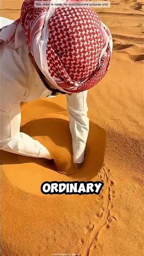 Snake Tracks in the Desert? What Crawls Out Will Shock You! 😱#shortvideos